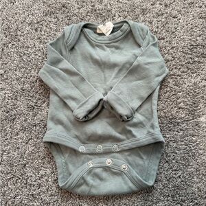 Kate Quinn Sage Green Long Sleeve Bodysuit